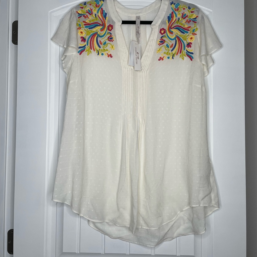 NWT Seven Melissa McCarthy blouse Size 1X